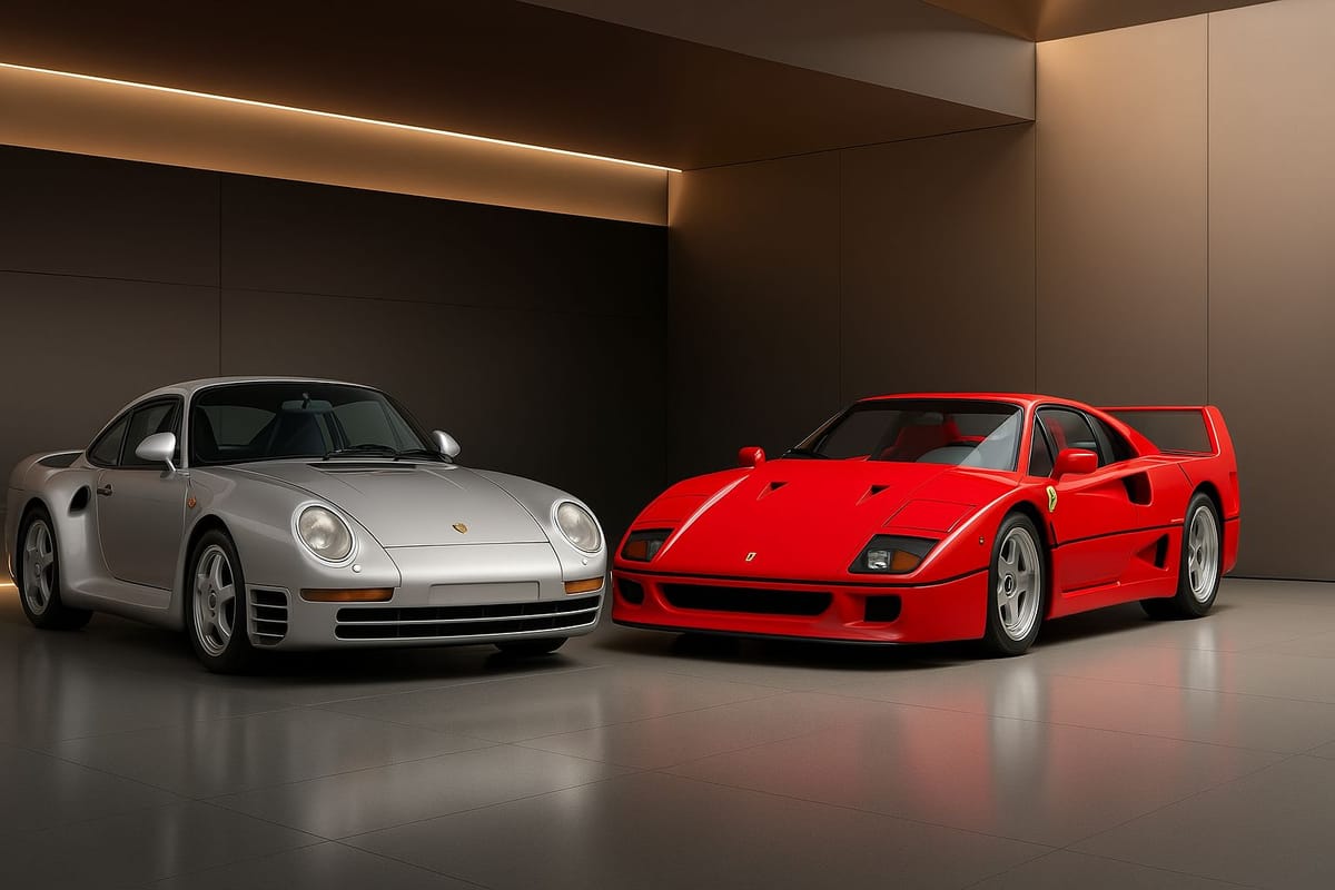 Ferrari F40 vs Porsche 959: Investment Comparison